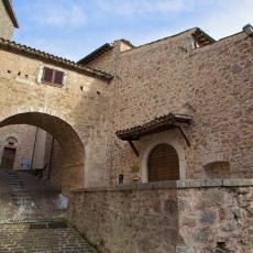 Facciata ingresso CEDRAV - Monastero S. Giacomo - Cerreto di Spoleto