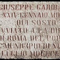 lapide garibaldi San Pellegrino