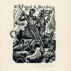 Peteris Upitis LV Xilografia su legno di testa