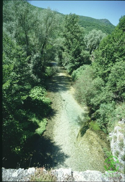 Norcia fraz. Biselli Fiume Corno da ponte Argentigli